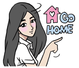 AsB - (ECG) Everyday College Girls sticker #6899909