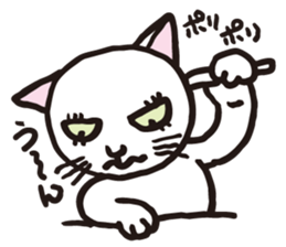 white cats of Yoshisyan sticker #6899916