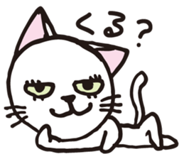 white cats of Yoshisyan sticker #6899921