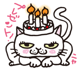 white cats of Yoshisyan sticker #6899922