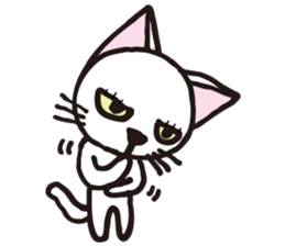 white cats of Yoshisyan sticker #6899943
