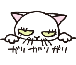 white cats of Yoshisyan sticker #6899947