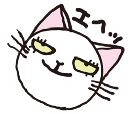 white cats of Yoshisyan sticker #6899948