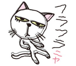 white cats of Yoshisyan sticker #6899951