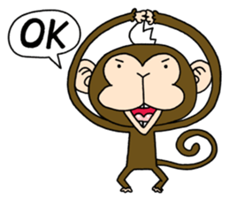 Mohawk monkey's Clover sticker #6900033