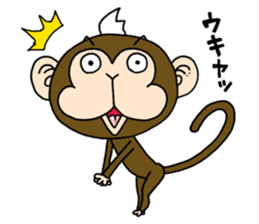 Mohawk monkey's Clover sticker #6900037