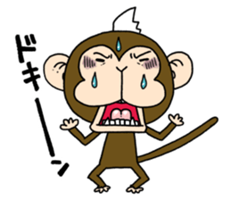 Mohawk monkey's Clover sticker #6900045