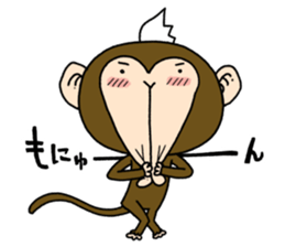 Mohawk monkey's Clover sticker #6900049