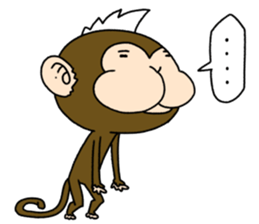 Mohawk monkey's Clover sticker #6900052