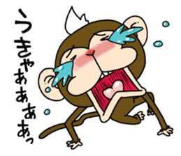 Mohawk monkey's Clover sticker #6900055