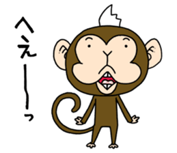 Mohawk monkey's Clover sticker #6900058
