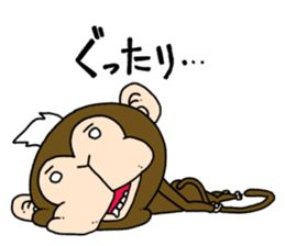 Mohawk monkey's Clover sticker #6900064