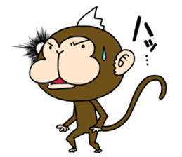 Mohawk monkey's Clover sticker #6900066