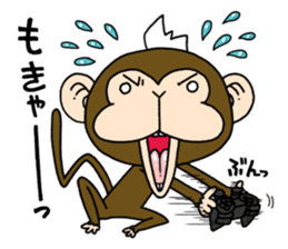 Mohawk monkey's Clover sticker #6900070
