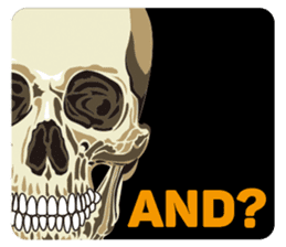 Skull and Bone Sticker English ver. No.2 sticker #6900276