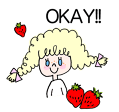 Easy English with Ms. Curly and the cats sticker #6901315