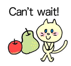 Easy English with Ms. Curly and the cats sticker #6901334