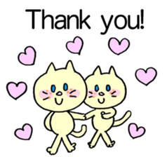 Easy English with Ms. Curly and the cats sticker #6901341