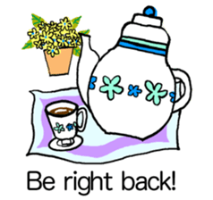 Easy English with Ms. Curly and the cats sticker #6901344