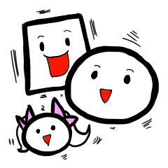 Round, square and little round