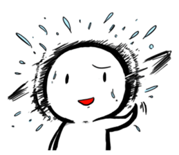 Round, square and little round sticker #6901562