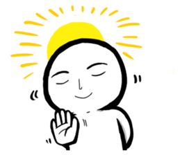 Round, square and little round sticker #6901563