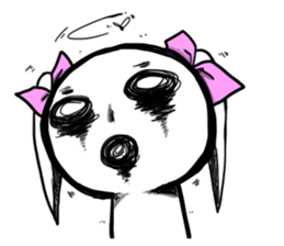 Round, square and little round sticker #6901577