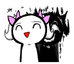 Round, square and little round sticker #6901580