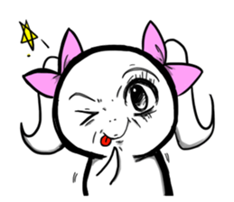 Round, square and little round sticker #6901581