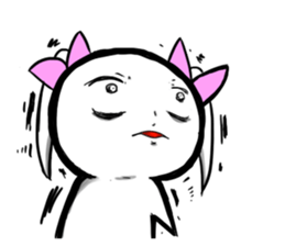 Round, square and little round sticker #6901582