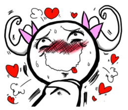 Round, square and little round sticker #6901584