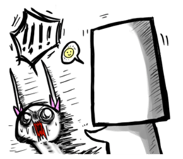 Round, square and little round sticker #6901586