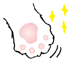 Paw of a kitty sticker #6901794