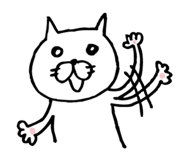 Paw of a kitty sticker #6901823