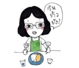 Happy mom by mamo sticker #6902795