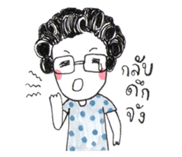 Happy mom by mamo sticker #6902797