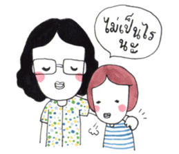 Happy mom by mamo sticker #6902805