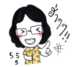 Happy mom by mamo sticker #6902822