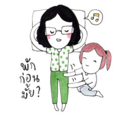 Happy mom by mamo sticker #6902828