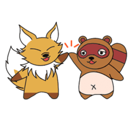 A Fox and sometime a Tanuki sticker #6903204