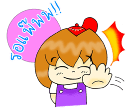 PuuGirl ,Young red hat girl sticker #6904219