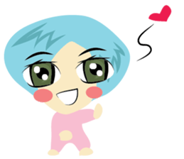 little children 555 sticker #6904272