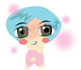 little children 555 sticker #6904275