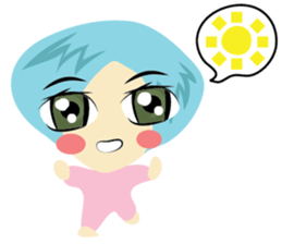 little children 555 sticker #6904278