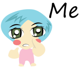 little children 555 sticker #6904279