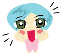 little children 555 sticker #6904282