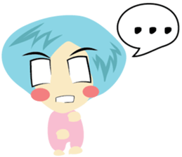 little children 555 sticker #6904285