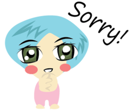 little children 555 sticker #6904290