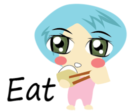 little children 555 sticker #6904294