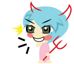 little children 555 sticker #6904307